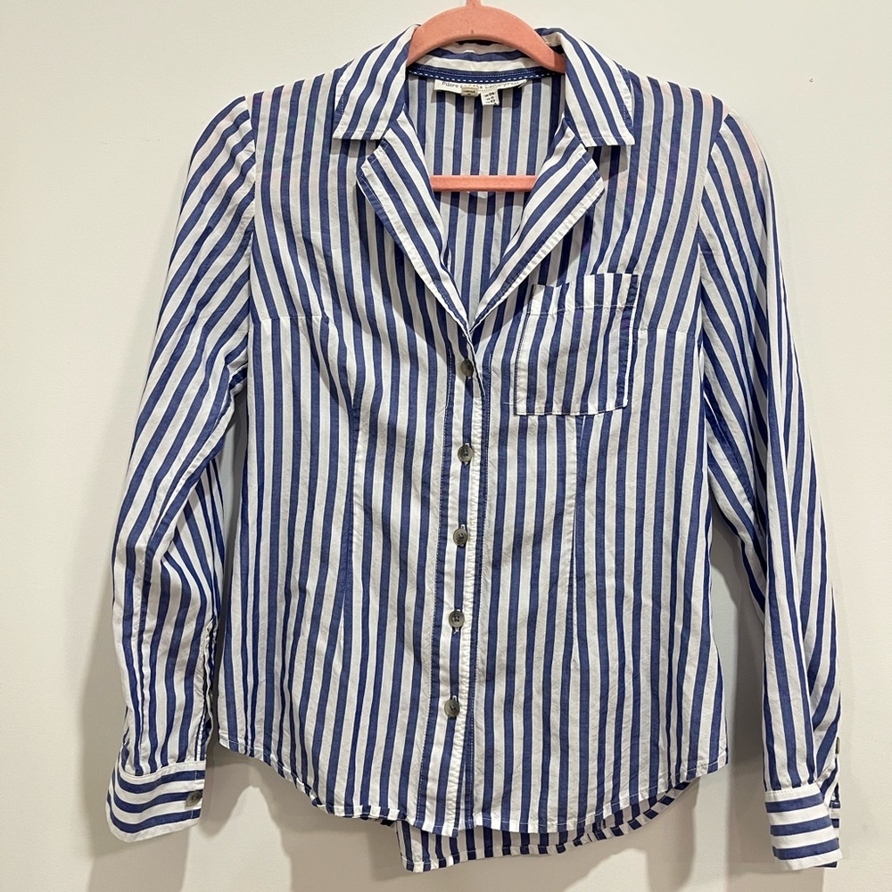 Pilcro And The Letterpress - Anthropologie - striped button down - size 0